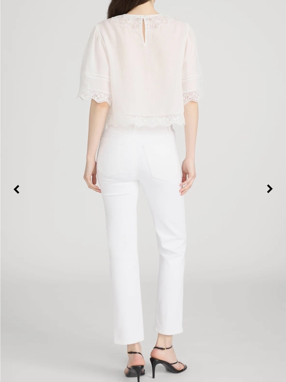 Frame Denim - Le Sleek Straight White Jeans - Picture 2 of 11